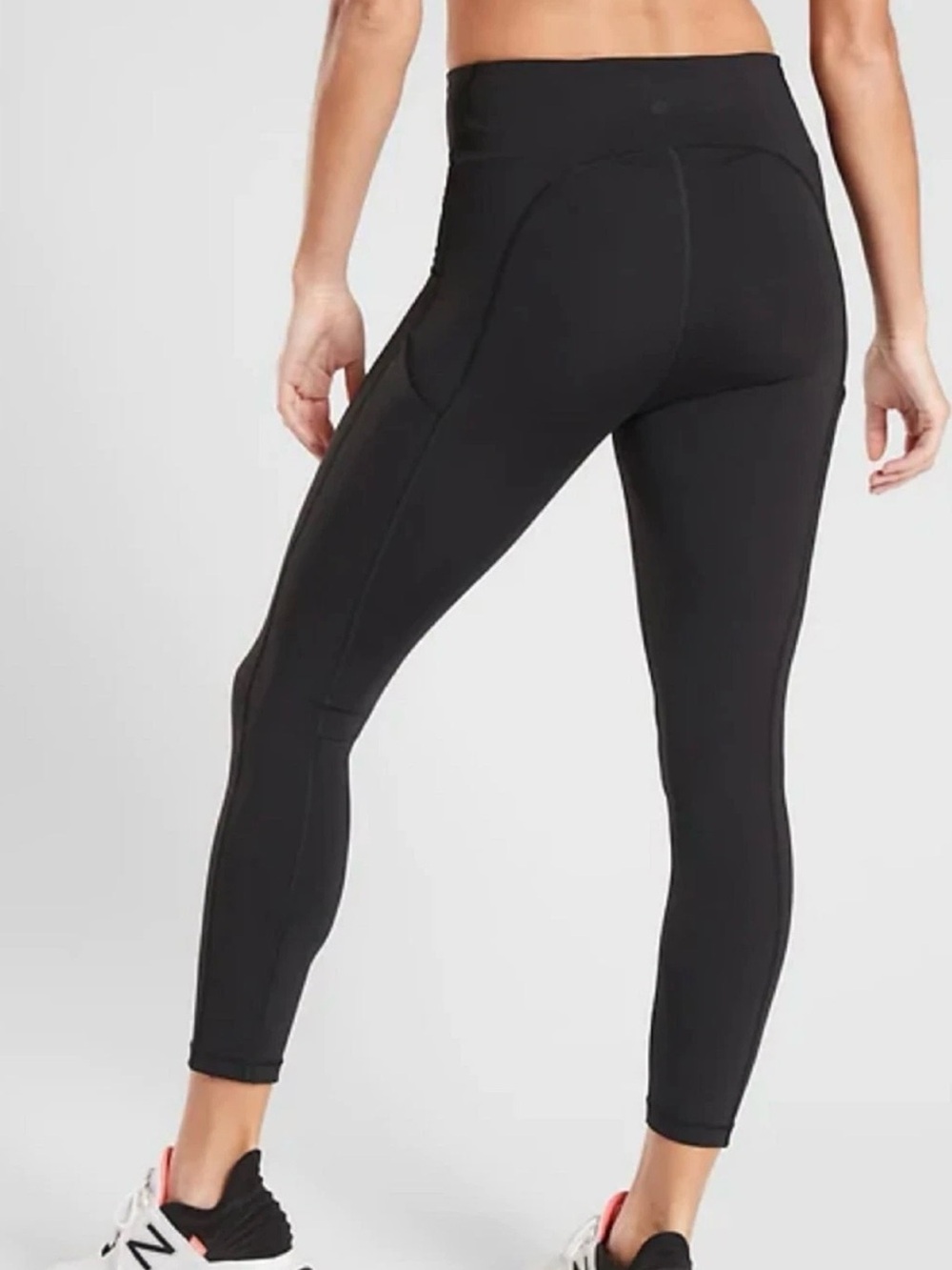 Athleta Women's Ultimate Stash Pocket 7/8 Tight Leggings Size XXS Black EUC